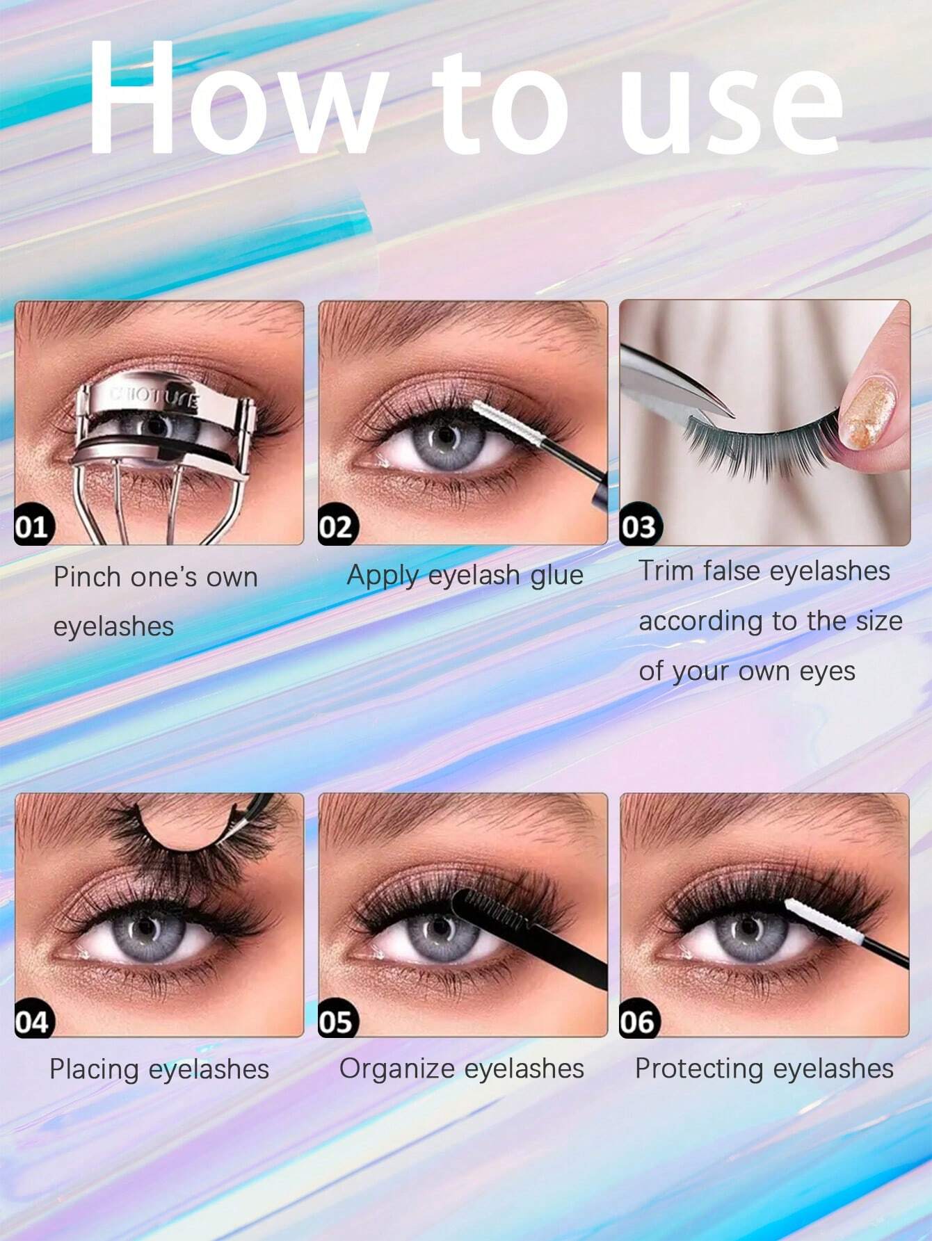 eyelashes 7 paires