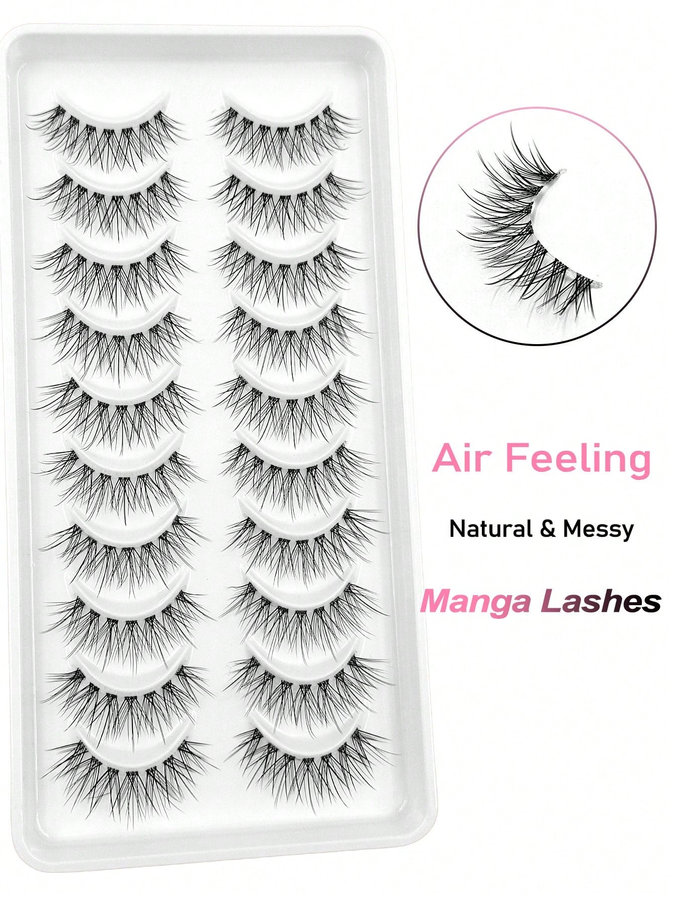 eyelashes 10 paires