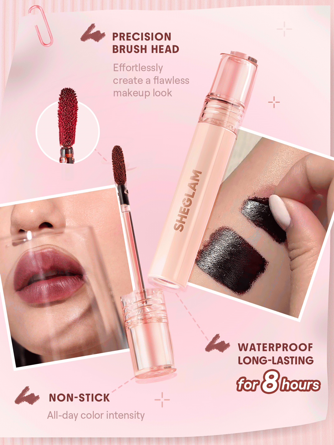 SHEGLAM Fall In Line Crayon à LèVres Teinté Peel-Off