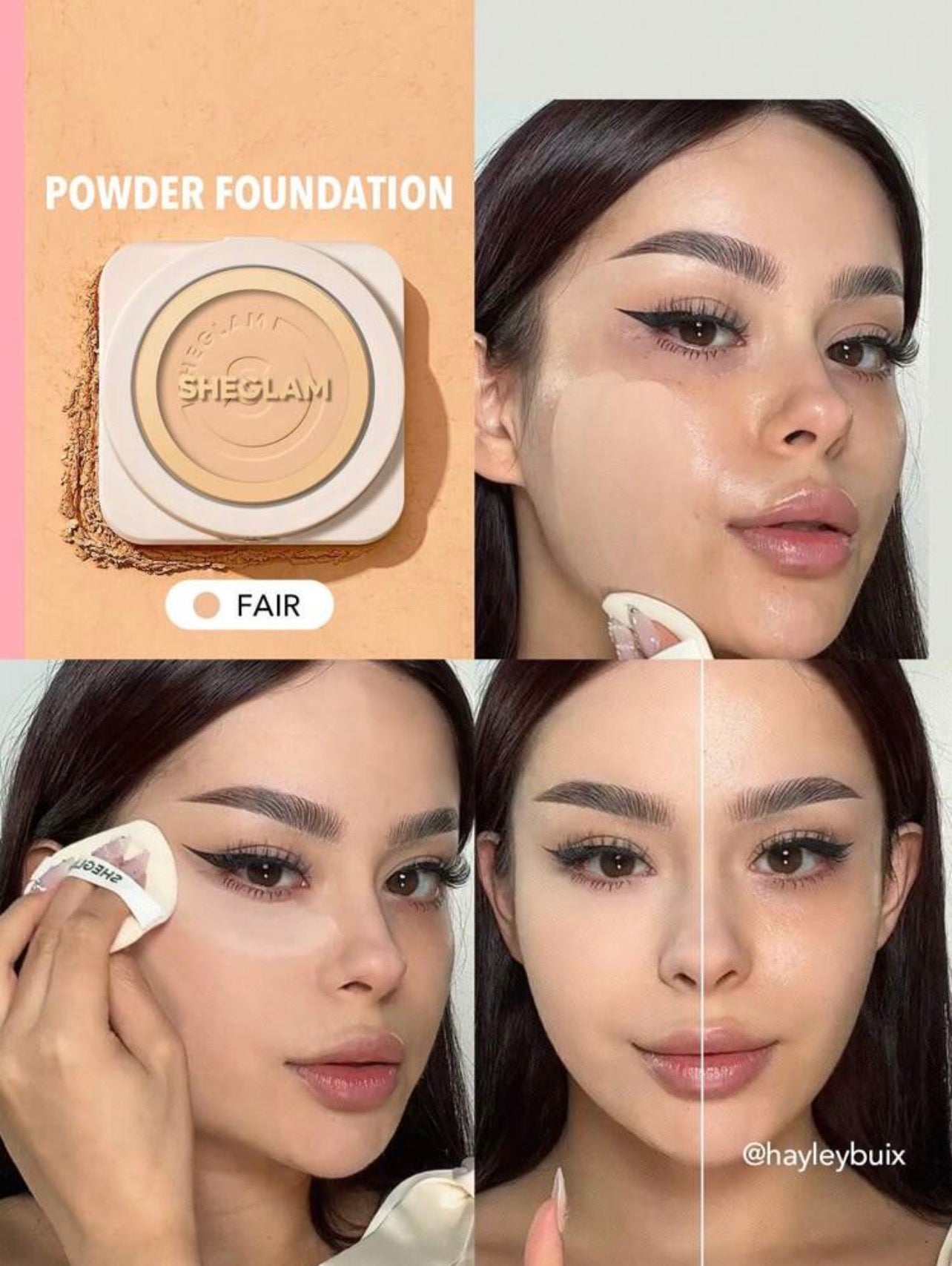 SHEGLAM Fond De Teint Poudre Haute Couvrance Skin