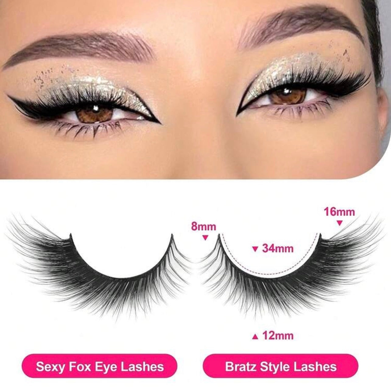 eyelashes 5 paires