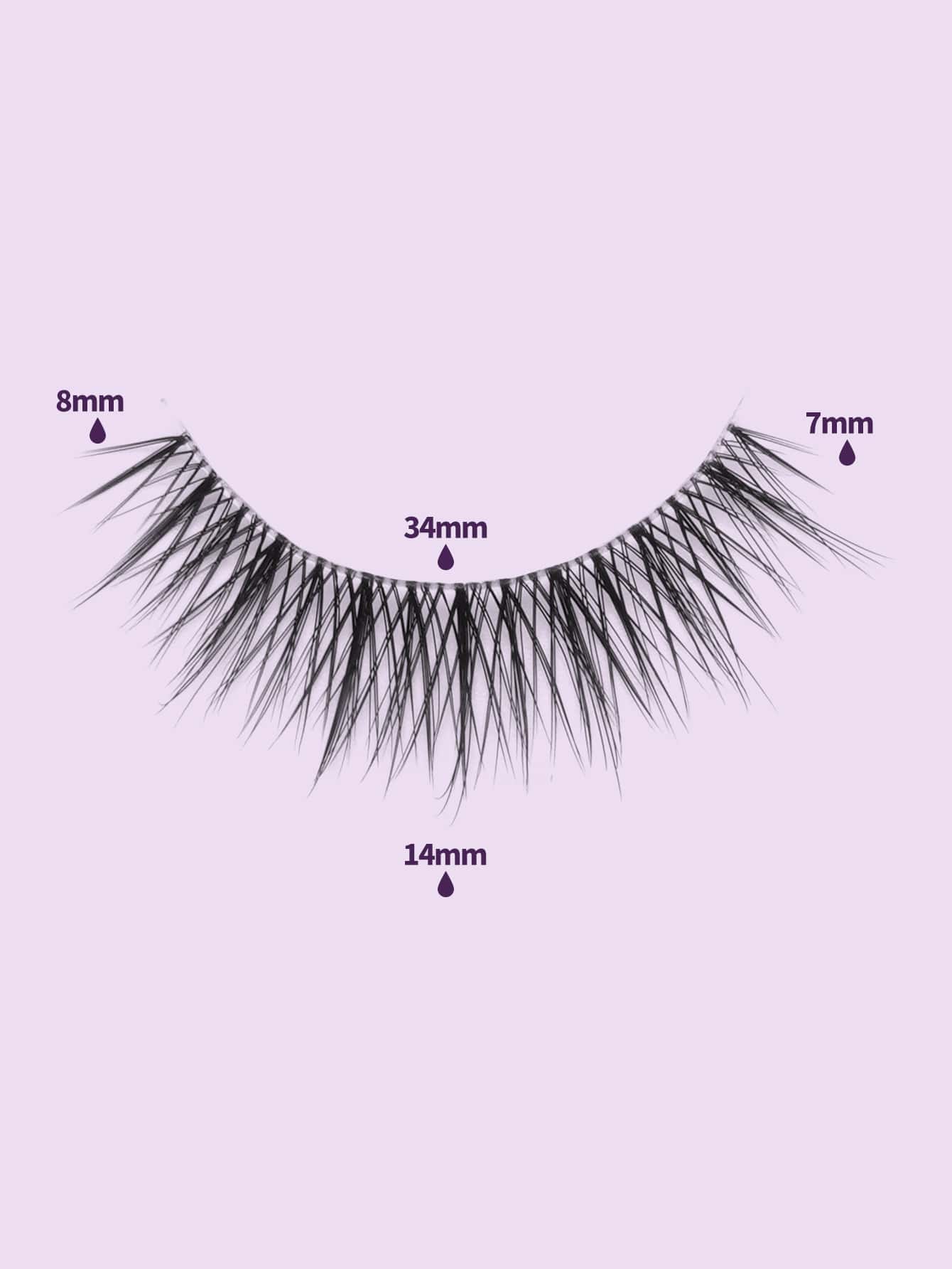 eyelashes 7 paires