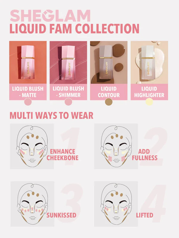 SHEGLAM Color Bloom Liquid Blush