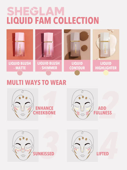 SHEGLAM Color Bloom Liquid Blush