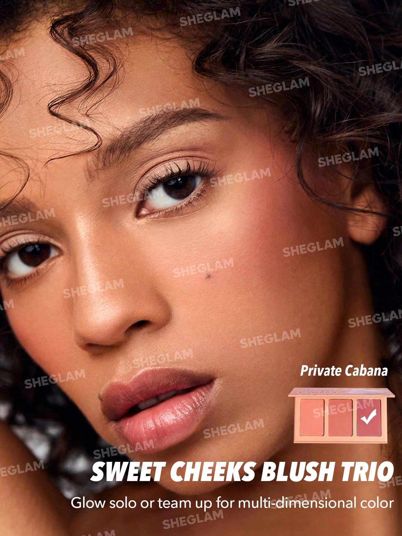 SHEGLAM Trio De Fards à Joues Sweet Cheeks-Palette De Fards à Joues