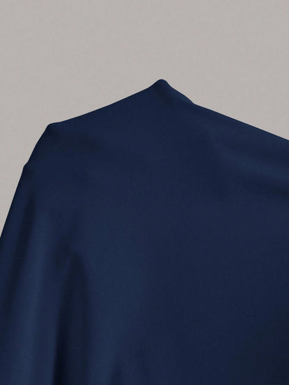 SHEIN EZwear Robe d'été avec taille froncée unie, robes d'été pour femmes