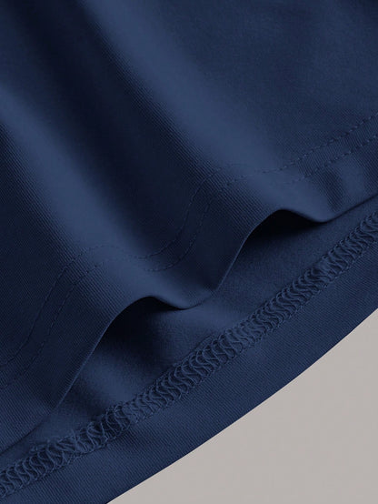 SHEIN EZwear Robe d'été avec taille froncée unie, robes d'été pour femmes