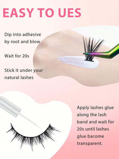 1 pièce Colle à cils transparente de 5