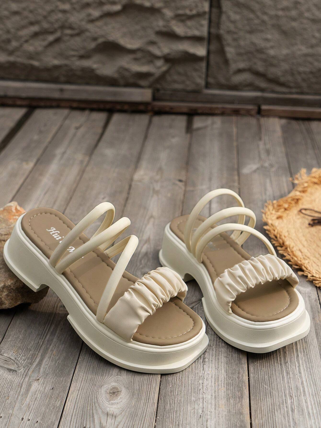 Sandales à talons hauts et plateforme pour femmes