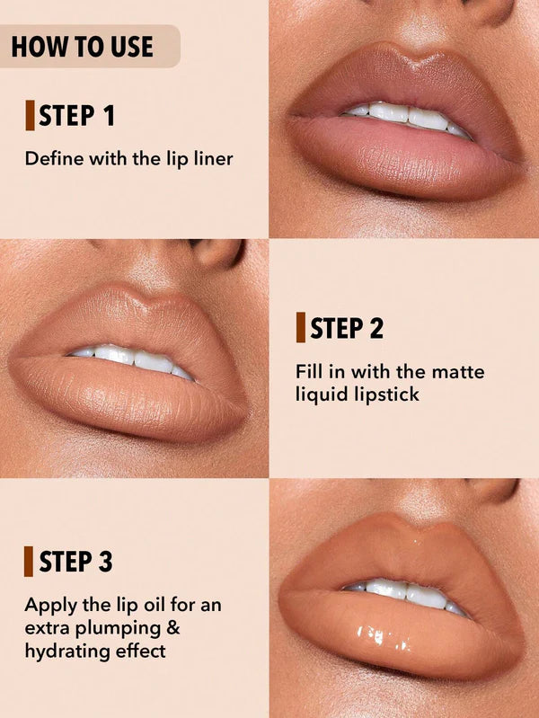 SHEGLAM Soft 90'S Glam Lip Liner And Lip Duo Set