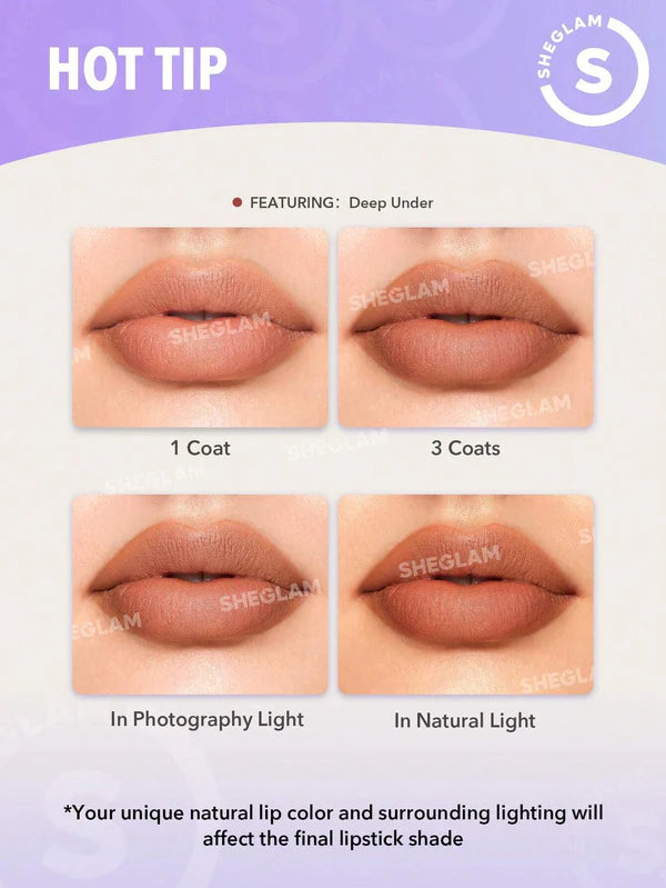 SHEGLAM Starlight Velvet Lipstick