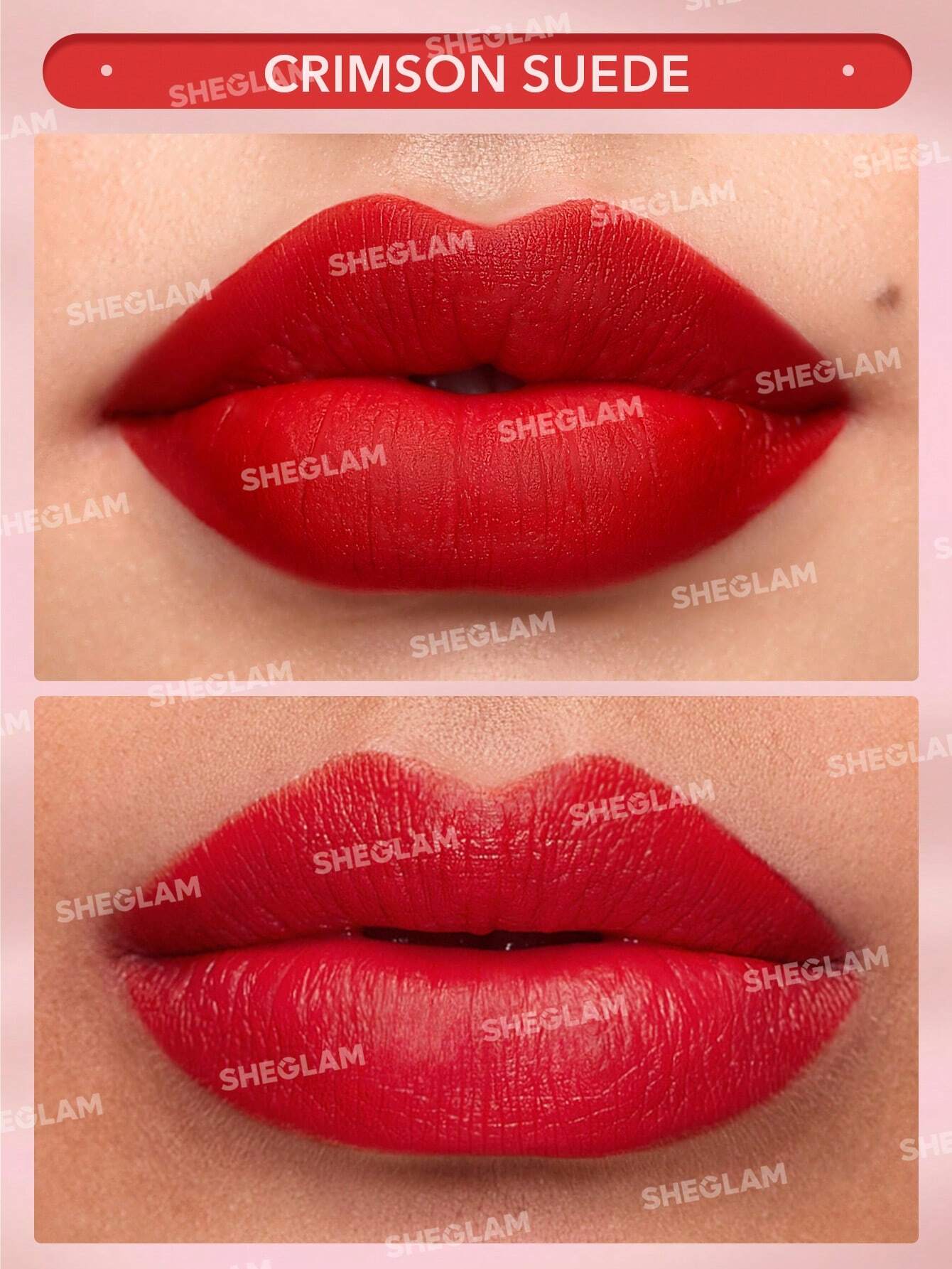 SHEGLAM Rouge à LèVres Matte Allure-Rouge 20 Couleurs Rouge