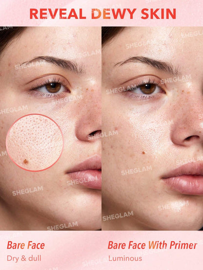 SHEGLAM Melon Melt Niacinamide Serum Primer Hydratant Base Hydratante Base Hydratante