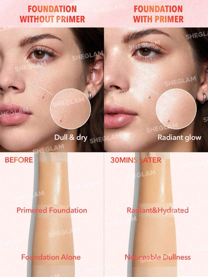 SHEGLAM Melon Melt Niacinamide Serum Primer Hydratant Base Hydratante Base Hydratante
