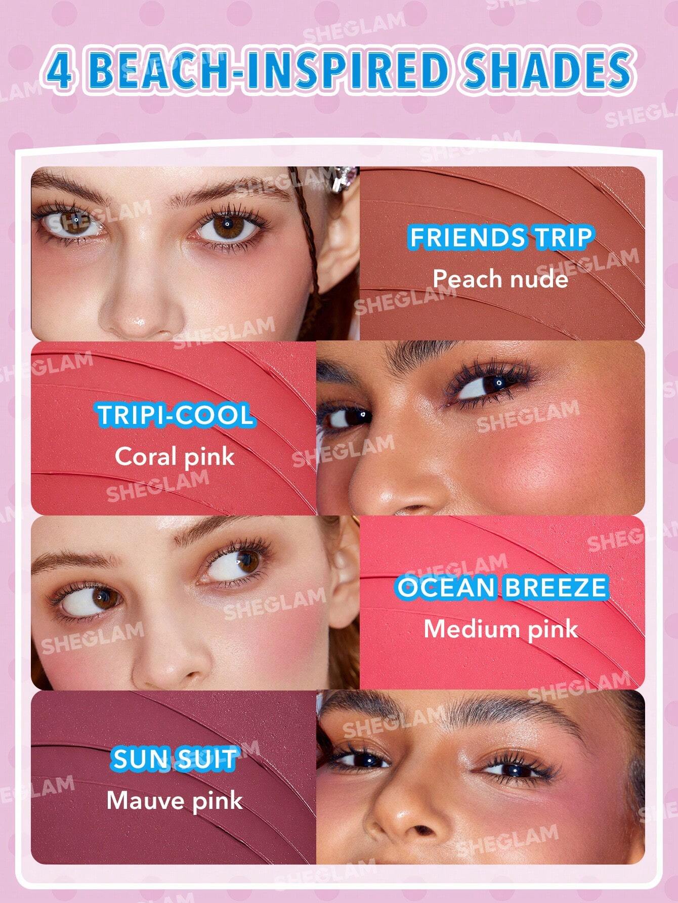 Hello Kitty｜SHEGLAM Fard à Joues Coastal Charm Cream