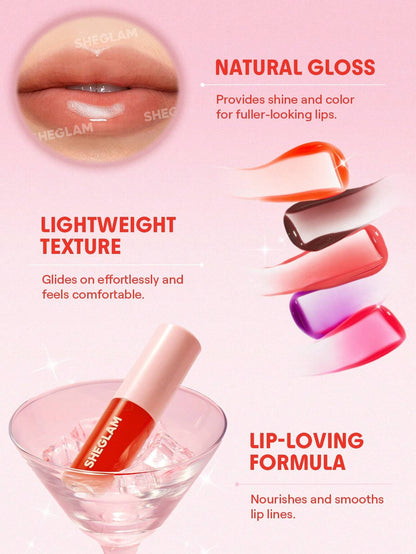 SHEGLAM Huile à LèVres TeintéE Jelly Wow