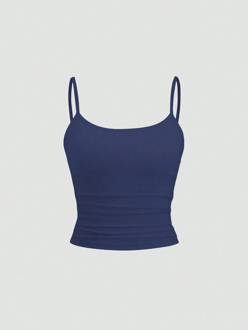 Sweetra Débardeur slim fit mini pour femmes, moulant, pour superposition ou vêtement extérieur Y2K