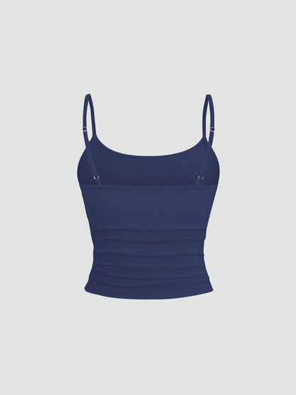 Sweetra Débardeur slim fit mini pour femmes, moulant, pour superposition ou vêtement extérieur Y2K