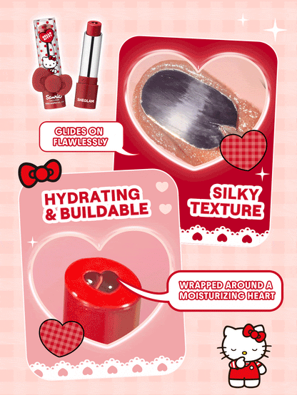 Hello Kitty｜SHEGLAM Mon rouge à lèvres hydratant