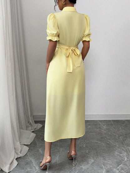 Elenzga Robe élégante de style français