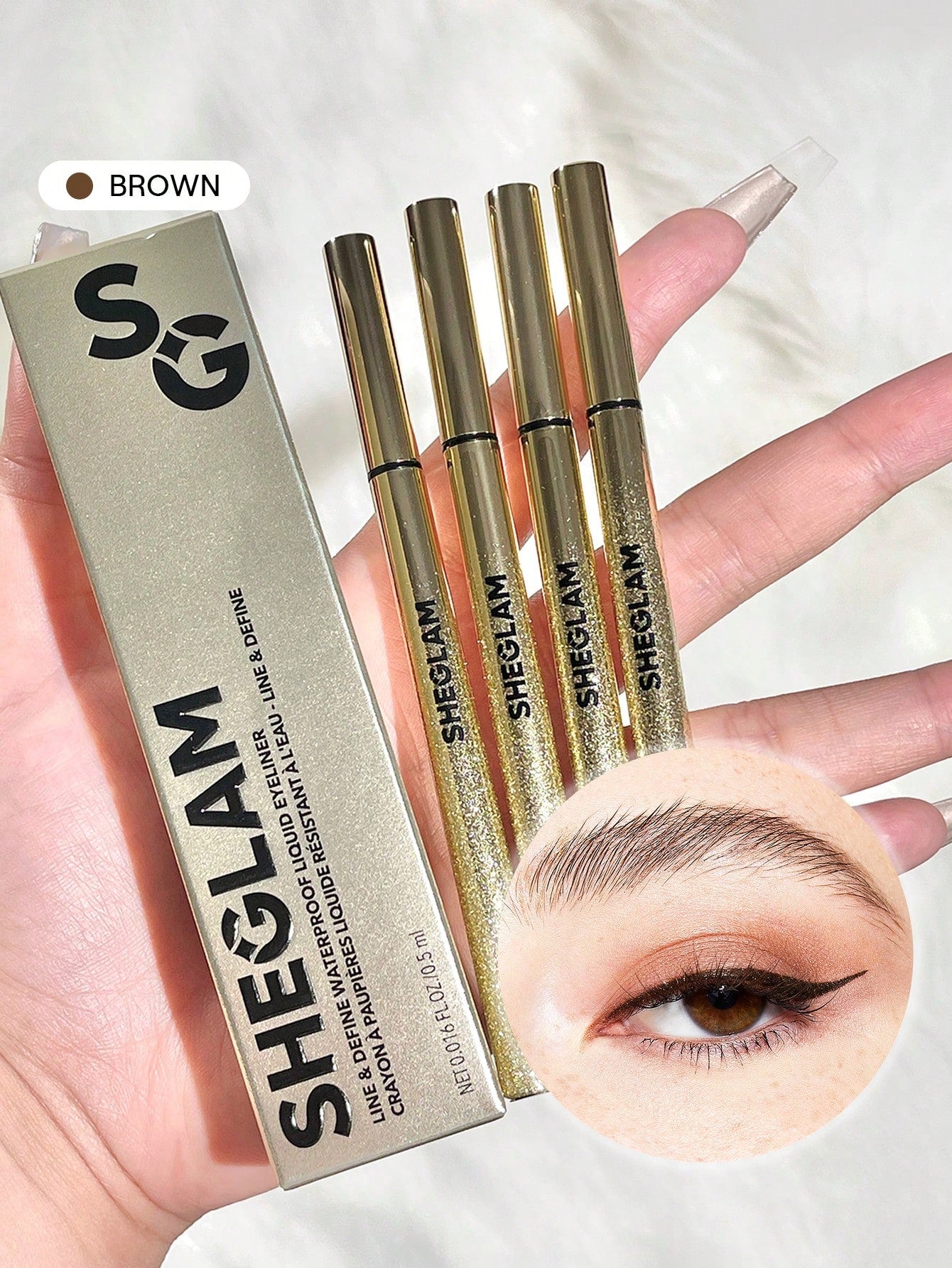 SHEGLAM Crayon Pour Les Yeux Liquide ImperméAble Line & Define