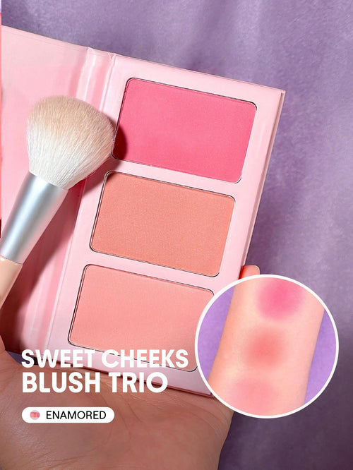 SHEGLAM Trio De Fards à Joues Sweet Cheeks-Palette De Fards à Joues