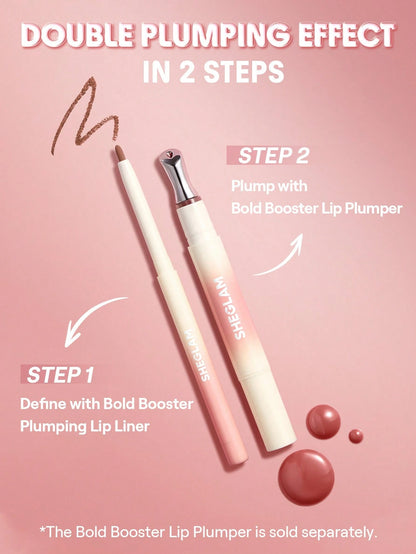 SHEGLAM Bold Booster Crayon à LèVres Repulpant Rouge