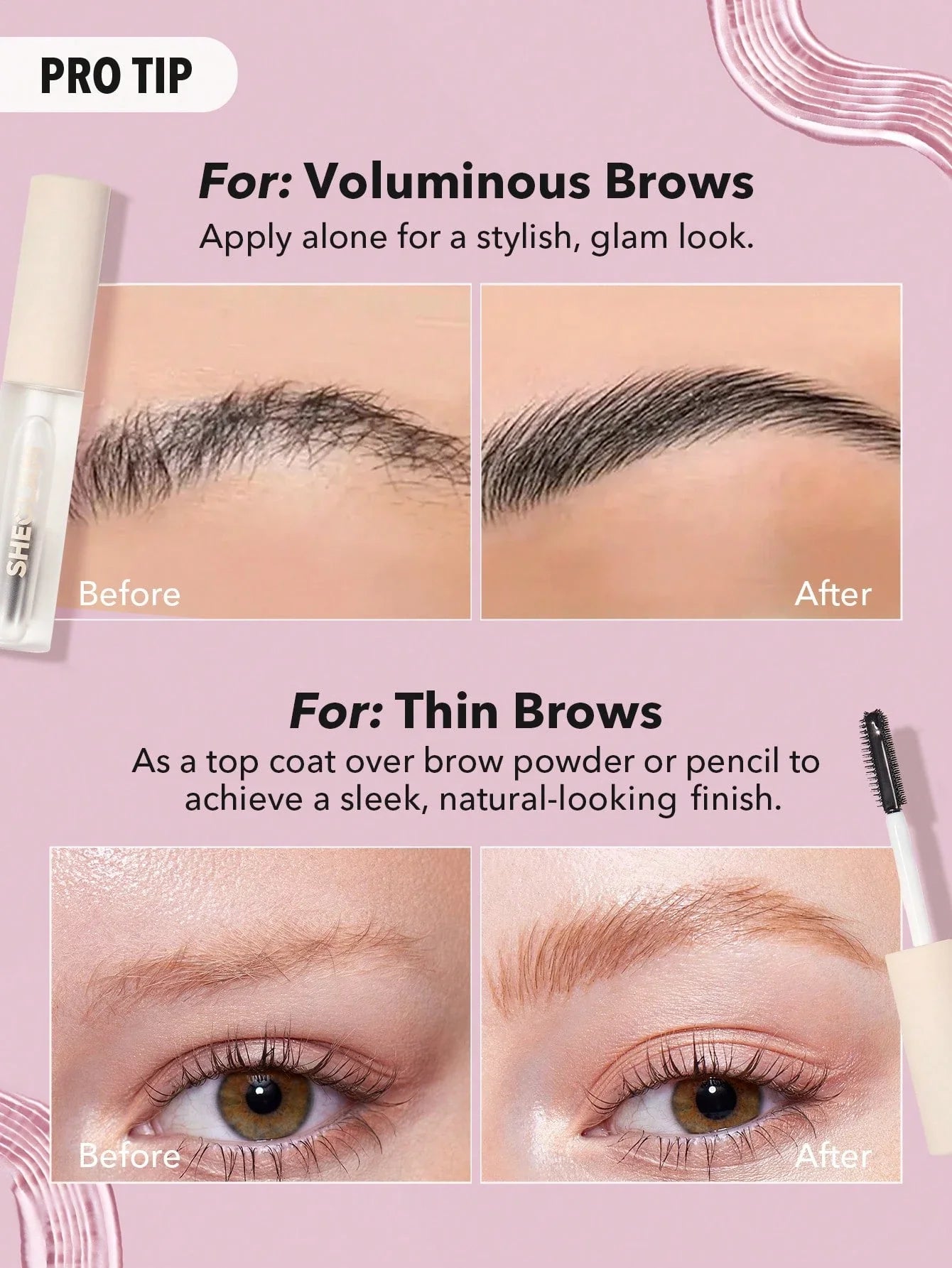 SHEGLAM Set Me Up Brow Gel Long Lasting Waterproof