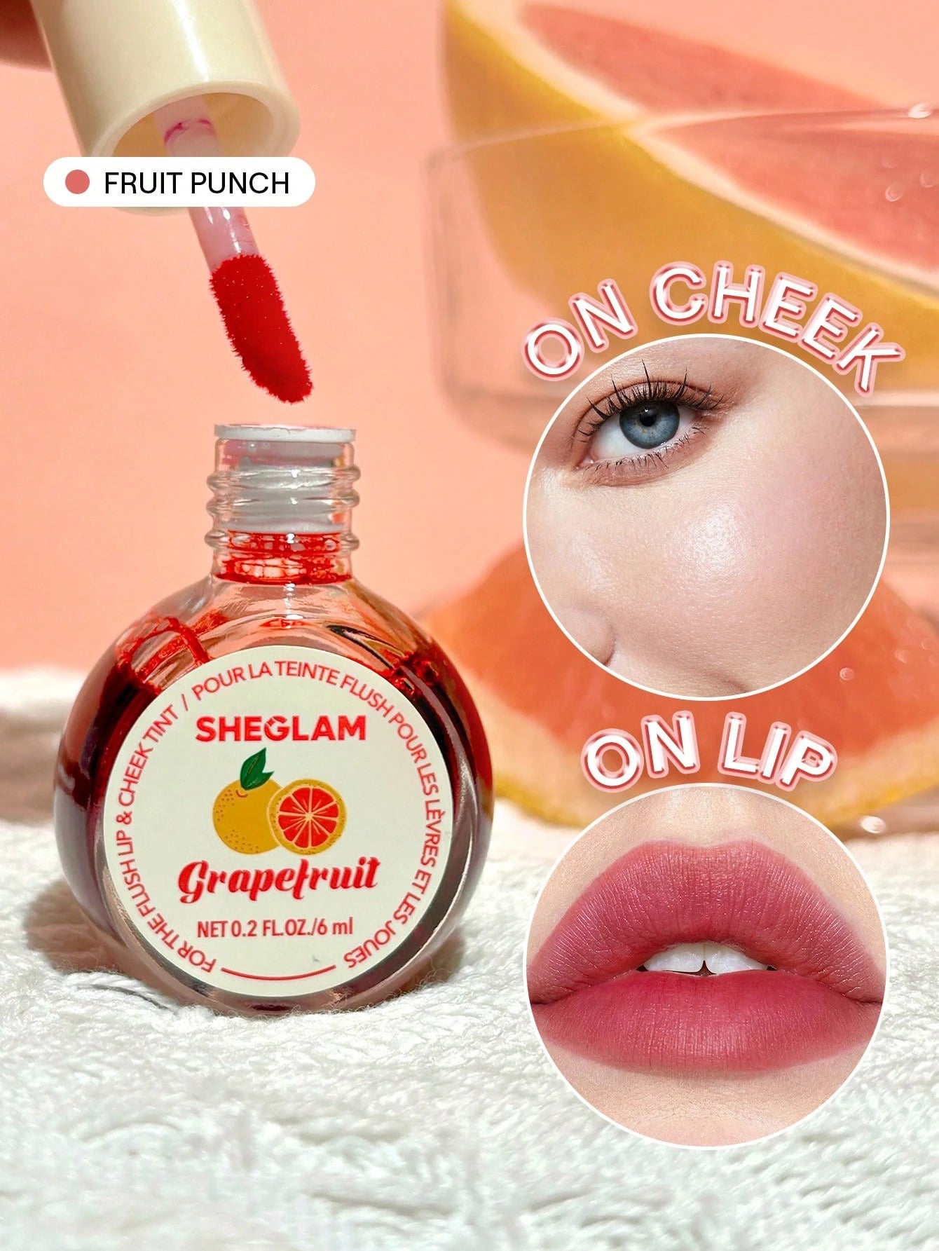 SHEGLAM Para El Tinte De Labios Y Mejillas Con Rubor