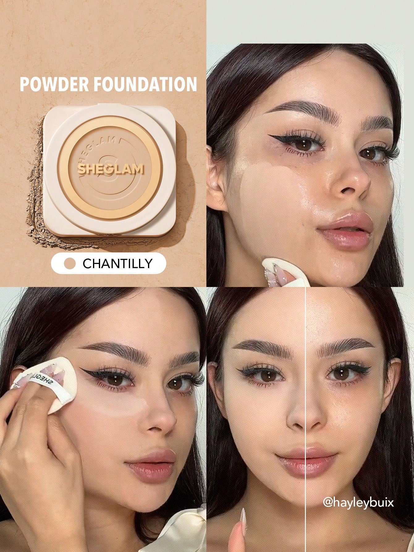 SHEGLAM Fond De Teint Poudre Haute Couvrance Skin