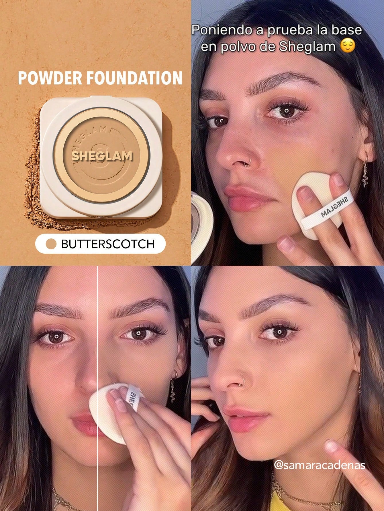 SHEGLAM Fond De Teint Poudre Haute Couvrance Skin