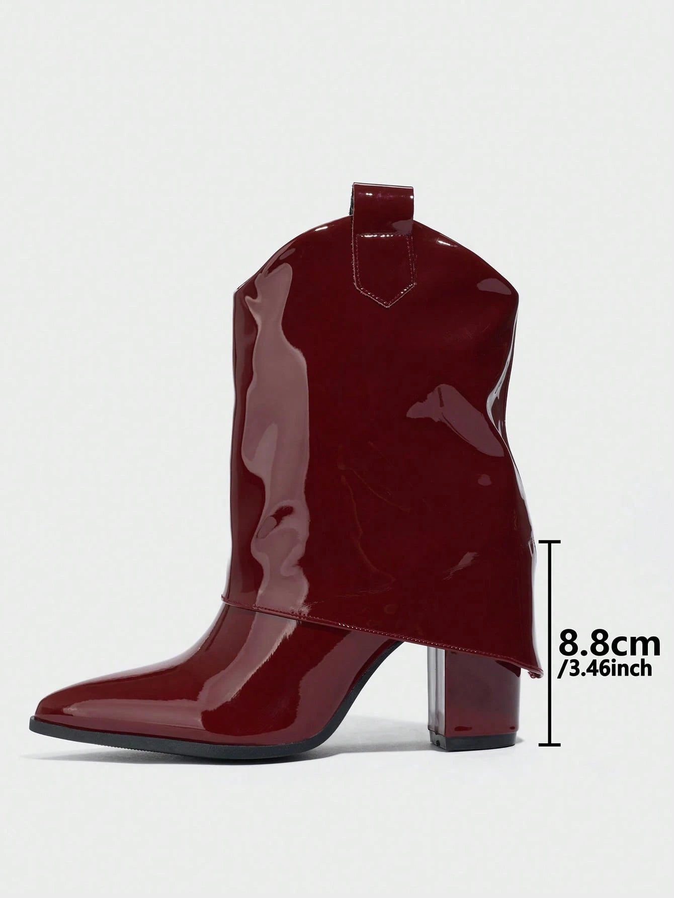 Daringsoles Bottines classiques pour femmes, bottines à talon épais à bout pointu
