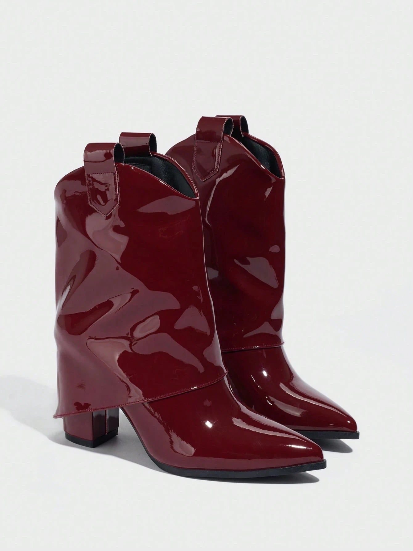Daringsoles Bottines classiques pour femmes, bottines à talon épais à bout pointu
