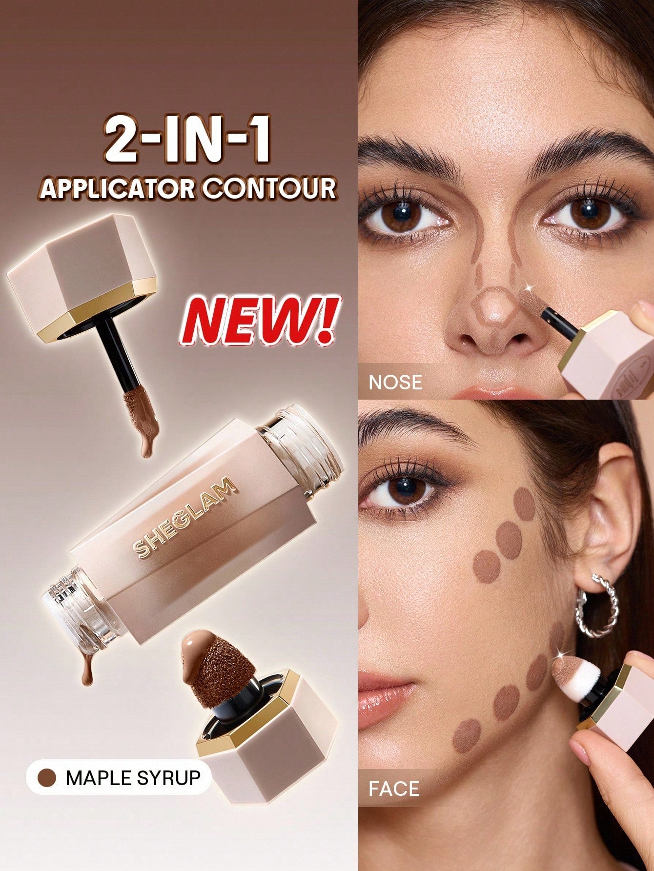 SHEGLAM Precision Sculpt Duo De Contour Liquide