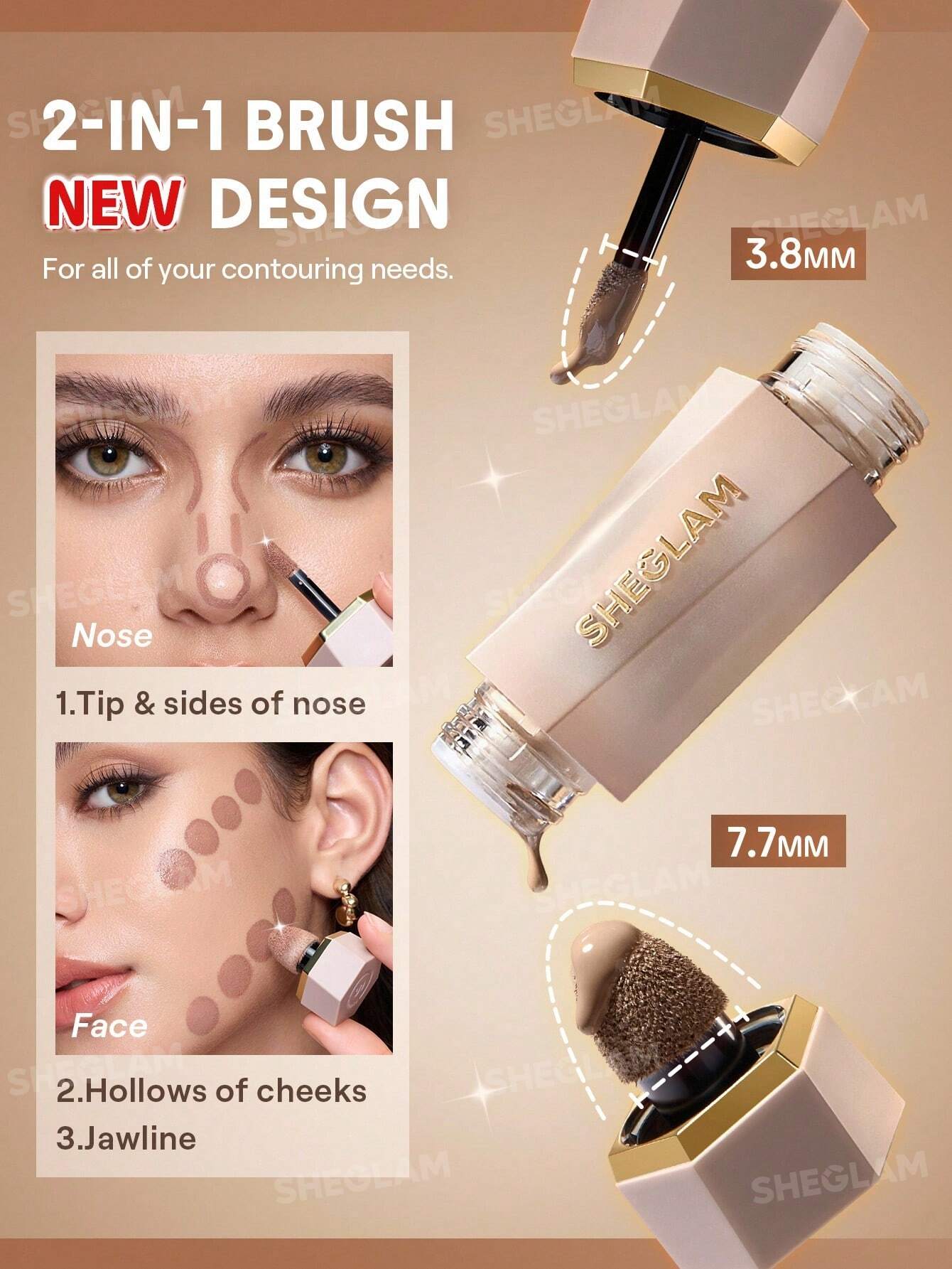 SHEGLAM Precision Sculpt Duo De Contour Liquide