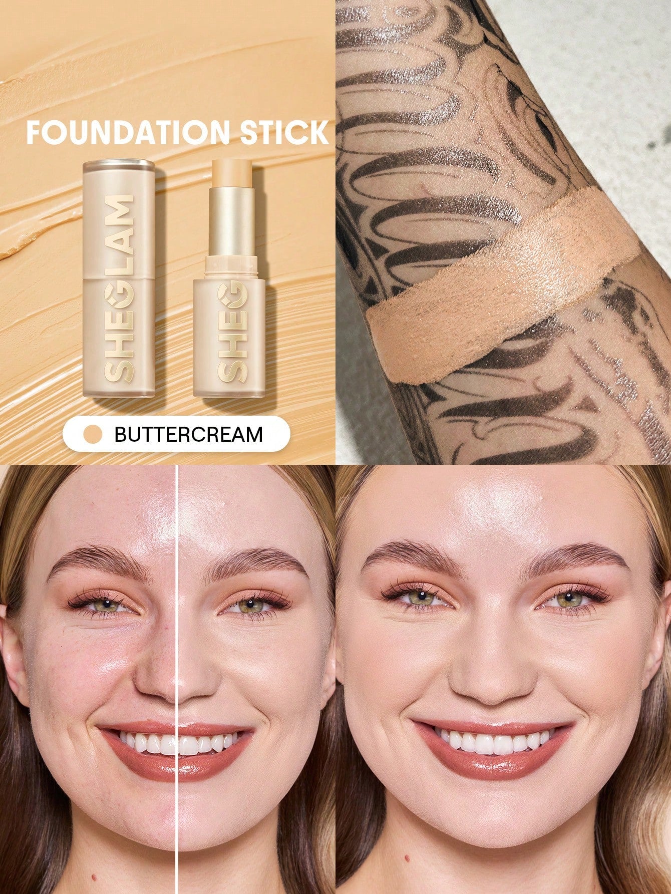 SHEGLAM Fond De Teint En Stick Haute Couvrance Skin Magnet