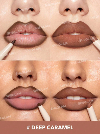 SHEGLAM Glam 101 Duo Rouge à LèVres Et Crayon à LèVres 2-En-1