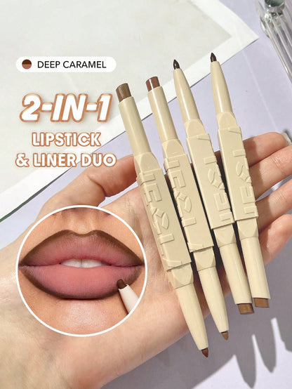 SHEGLAM Glam 101 Duo Rouge à LèVres Et Crayon à LèVres 2-En-1