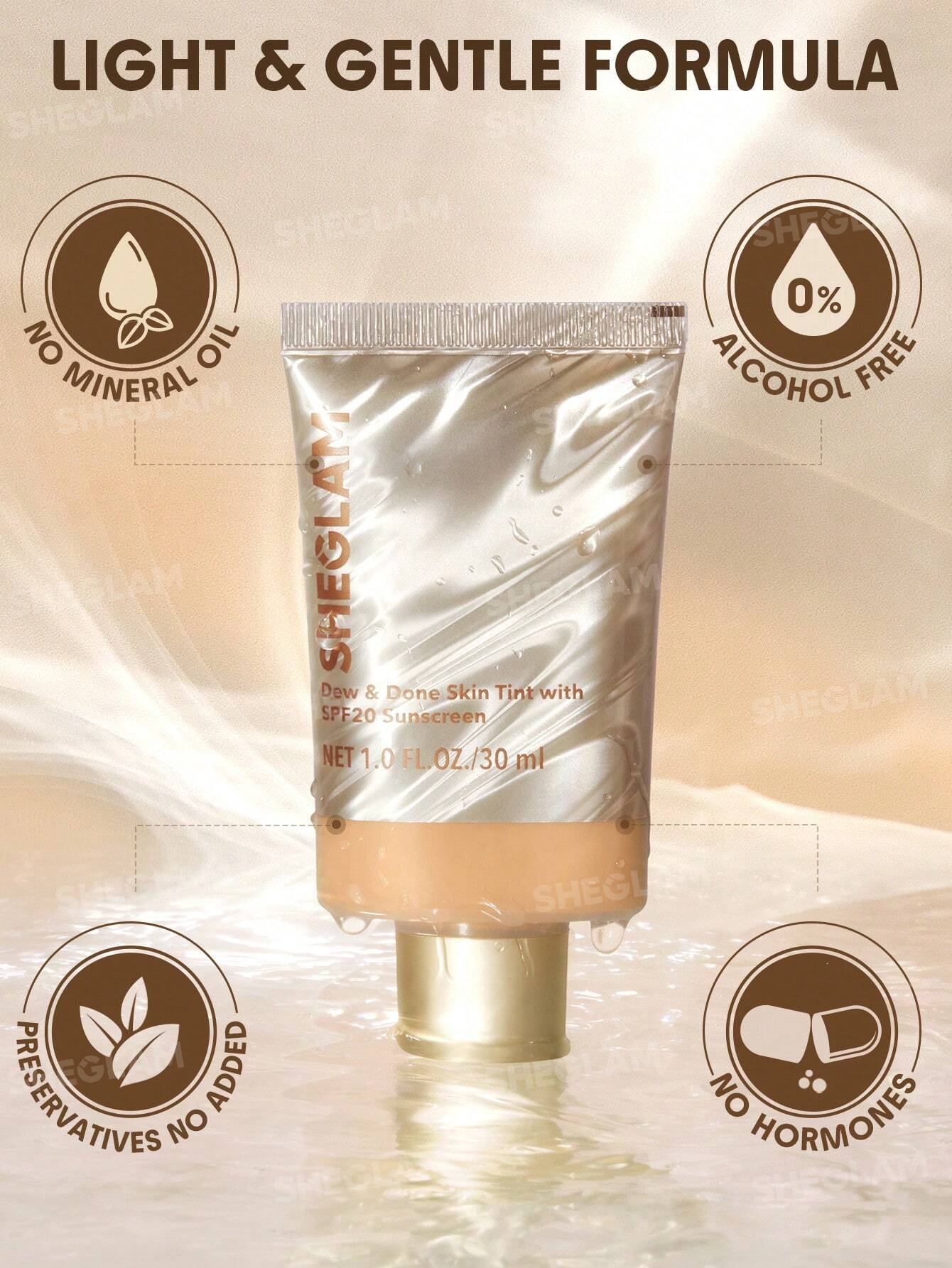 SHEGLAM Dew & Done Teint Teinté Spf20