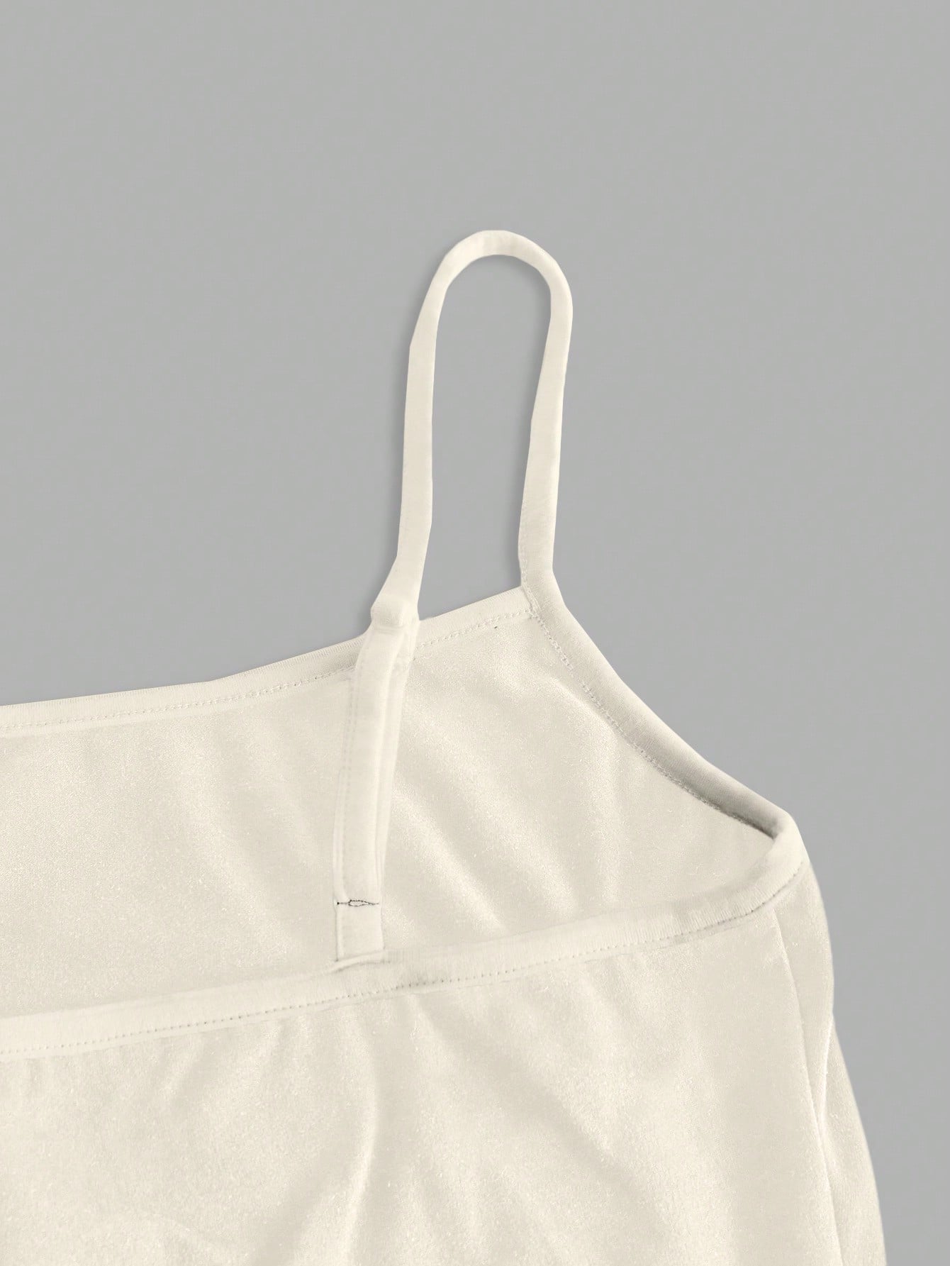 SHEIN EZwear Débardeur beige minimaliste décontracté, ajusté pour femmes, convient pour l'été