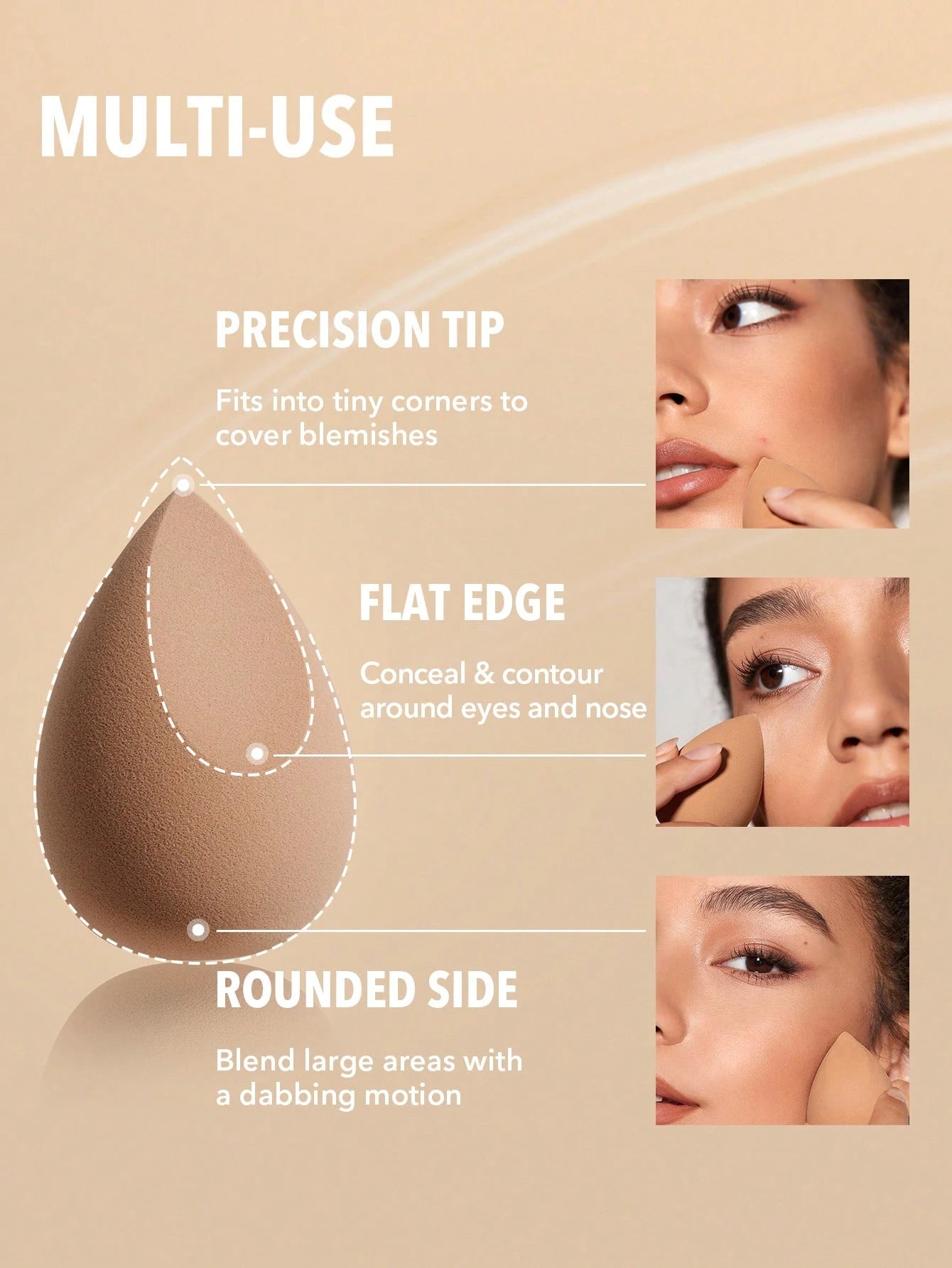 SHEGLAM Esponja De Belleza Universal Definitiva