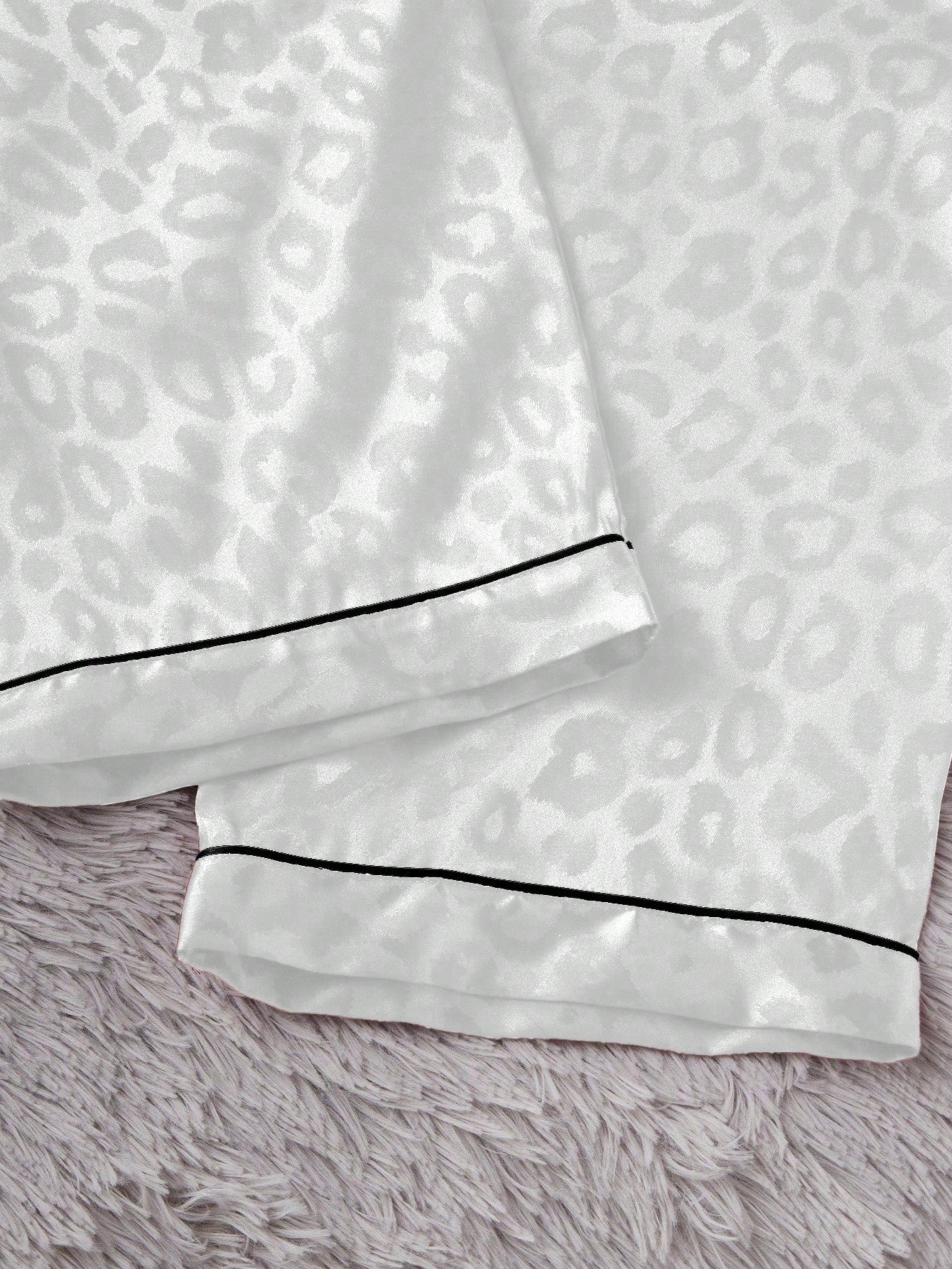 SHEIN Conjunto de pijama de 3 piezas de mujer con pantalón largo y pantalón corto