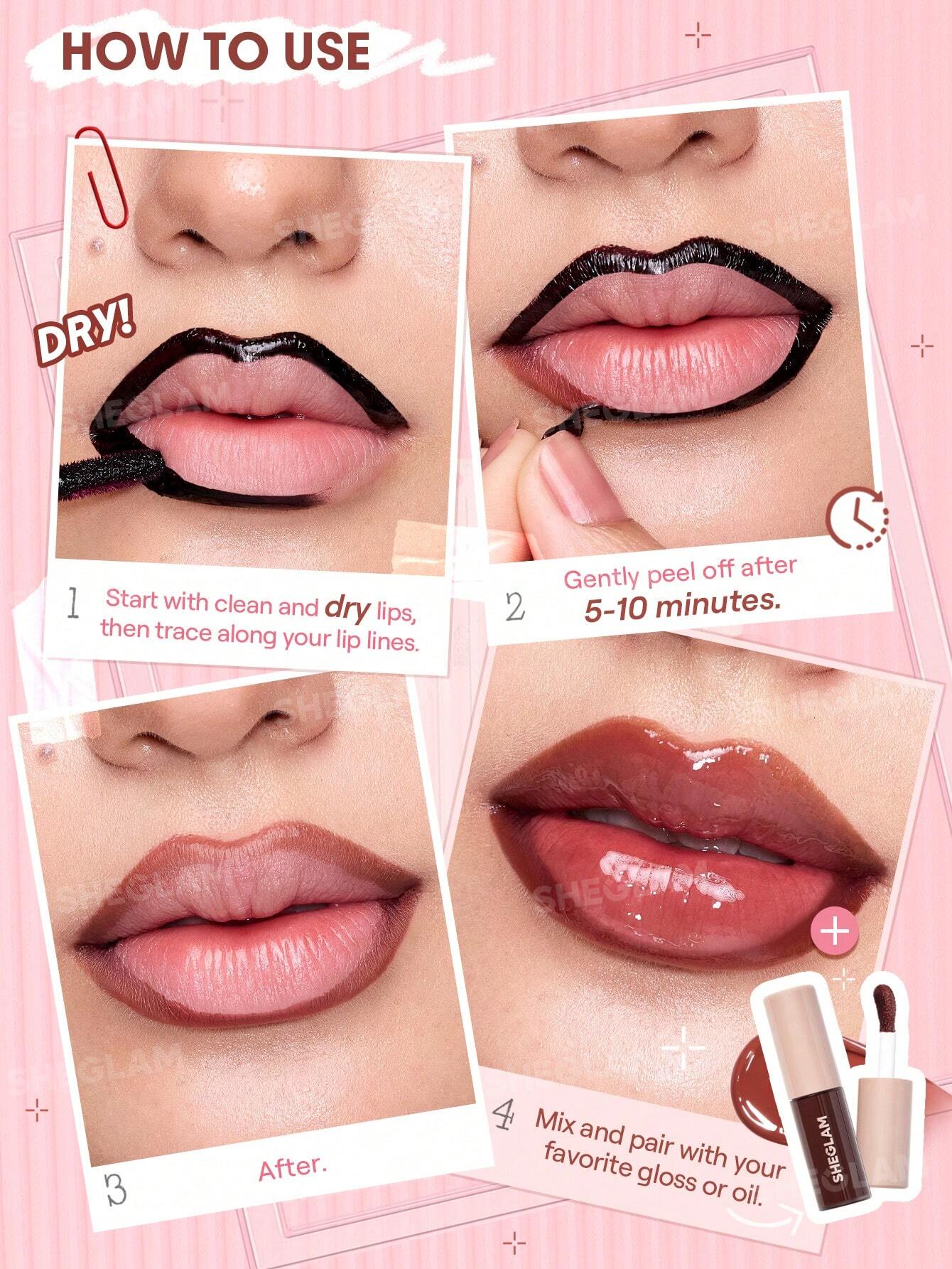 SHEGLAM Fall In Line Crayon à LèVres Teinté Peel-Off