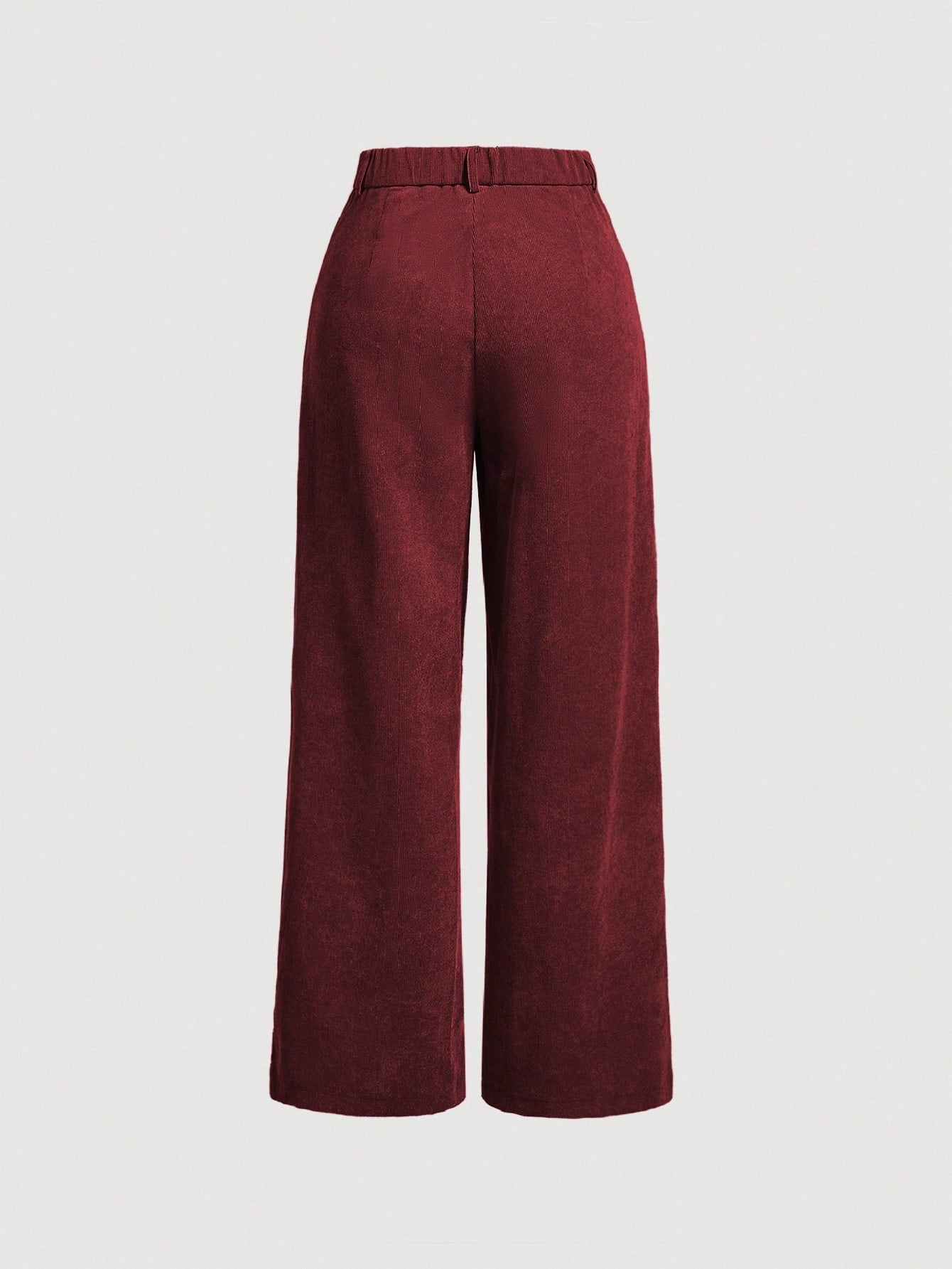 SHEIN MOD Pantalon droit de couleur unie décontracté pour femmes, automne