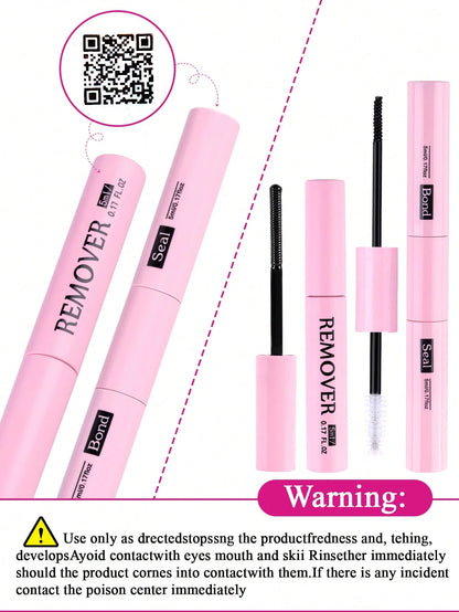 620 pièces Faux cils en grappe simple D Curl, kit d'extension de cils DIY, longueur mixte 8-16mm, comprend colle