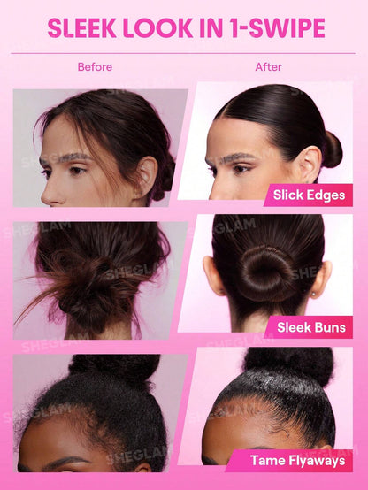 SHEGLAM HAIR Locked in Bâtonnet coiffant brillant et fort - 30 g, cire lissante pour cheveux