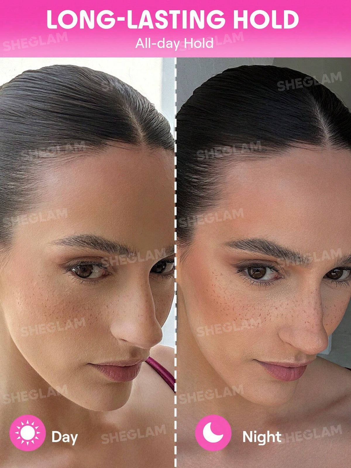 SHEGLAM HAIR Locked in Bâtonnet coiffant brillant et fort - 30 g, cire lissante pour cheveux