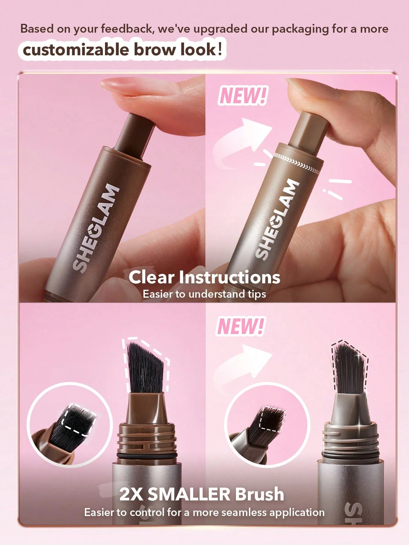 SHEGLAM Brow-Fection Brocha Angular & Polvo