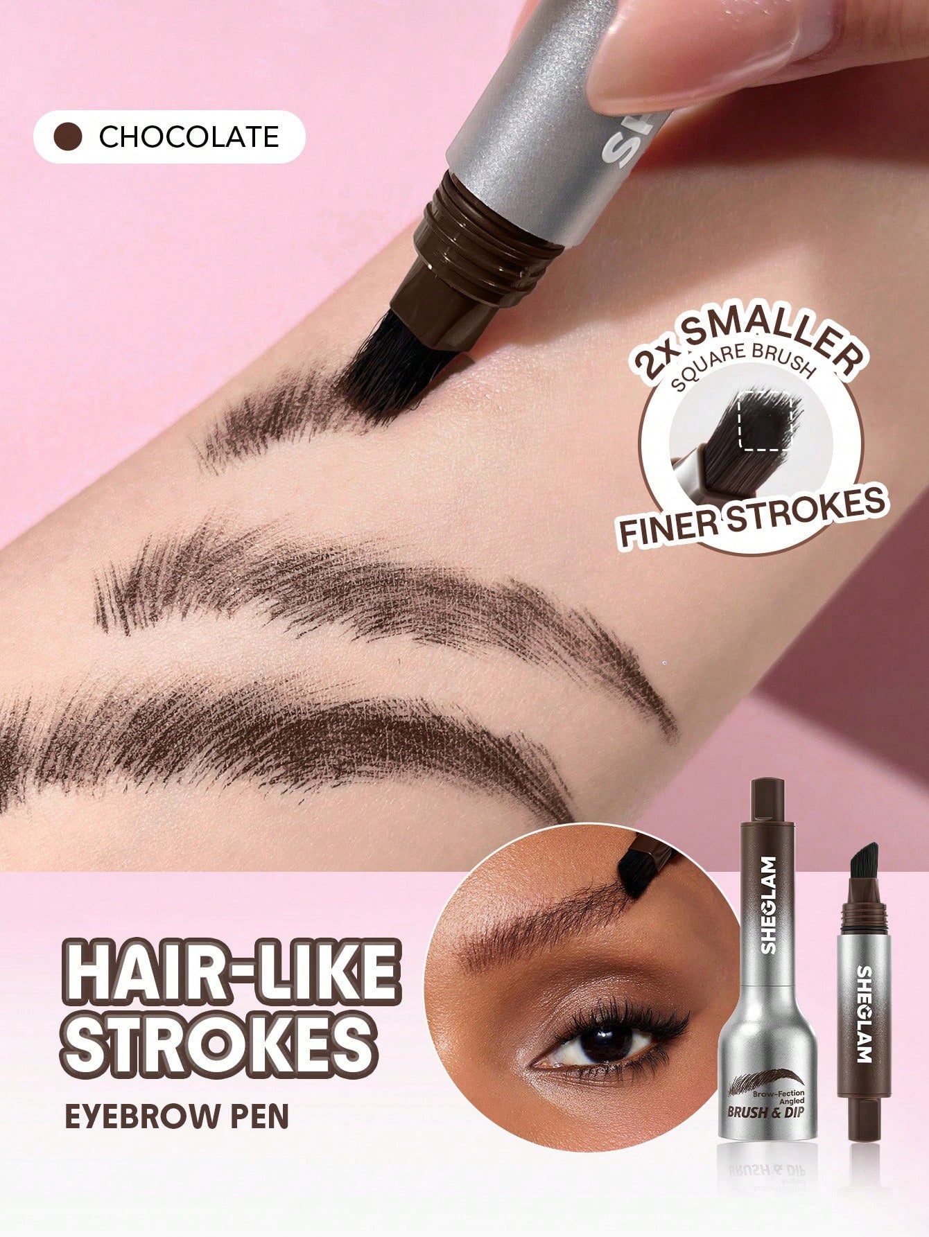 SHEGLAM Brow-Fection Brocha Angular & Polvo