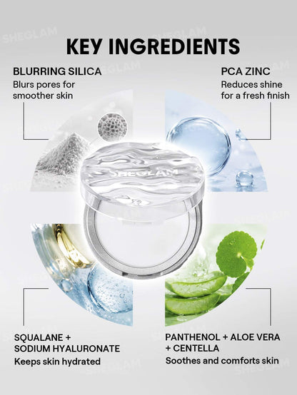 SHEGLAM Camera On Blurring Setting Powder Balm Brand Beauty Cosmetic Makeup For Women And Girls
